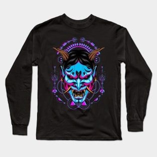 oni mecha artwork Long Sleeve T-Shirt